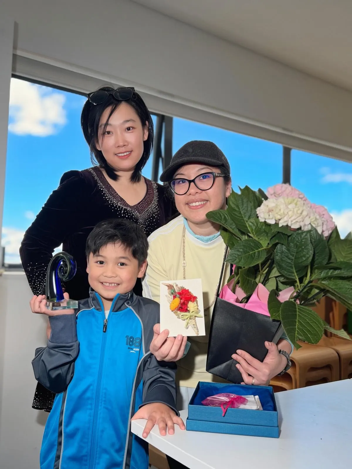 Celebrating together at Genius Kids