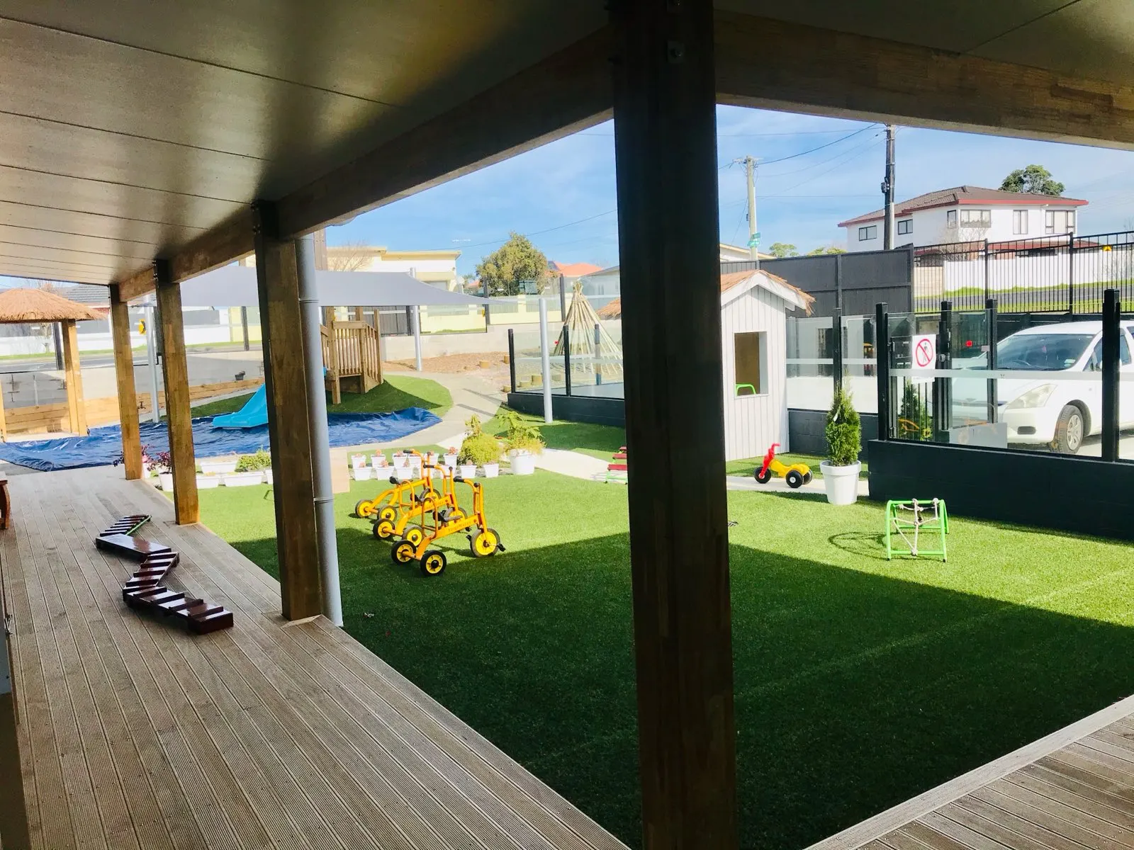 Covered verandah